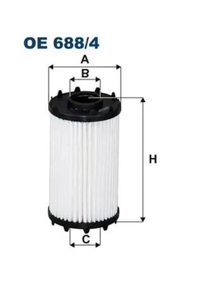Filtron Vag Yag Filtresi Touareg 18> A4 16> A5 17> A6 19> A7 19> A8 18> Q5 17> - Mann Hu7049z ürün görseli 1