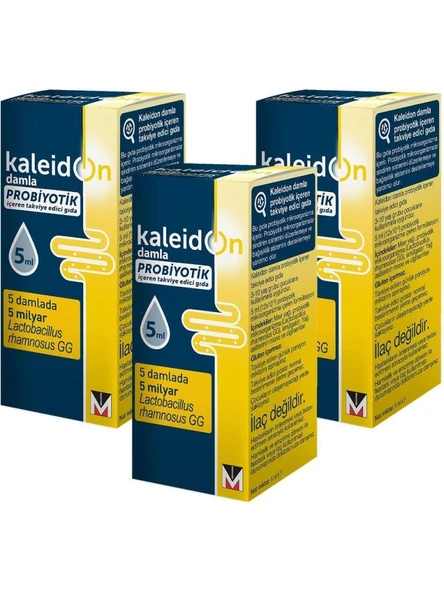 Kaleidon Probiyotik Damla 5 Ml 3'Lü PAKET (SKT:05/2027) ürün görseli 1