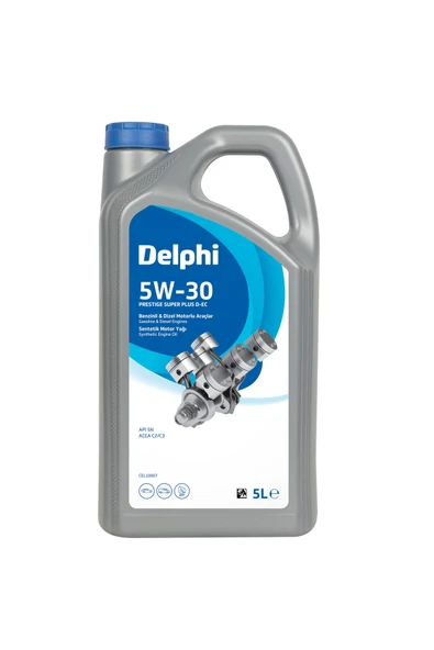 DELPHİ 5W-30 5Lt yağ+Toyota Corolla 1.4 D4d Kw66 Dizel Filtre Set 2013-2016 ürün görseli 1