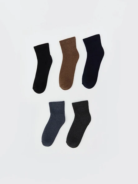 LCW ACCESSORIES Karışık Erkek Soket Havlu Çorap 5'li ürün görseli 1