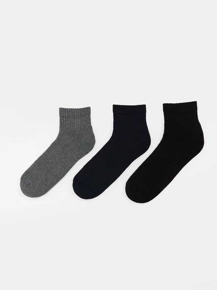 LCW ACCESSORIES Karışık Erkek Soket Havlu Çorap 3'lü ürün görseli 1