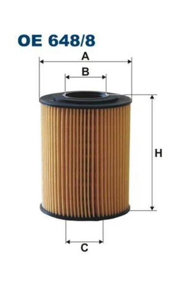 Filtron Yag Fıltresı Astra H 04-09 1.7 Cdtı/astra J 1.7 Cdtı 10-/corsa D 06- 1.7 Cdtı Oe648/8 Oem ürün görseli 1