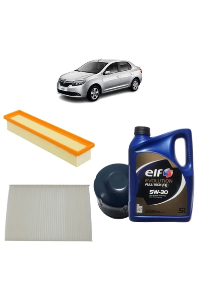 MAİS Renault Symbol 1.2 75 Beygir 3plus Karbon Elf 5w30 5lt 2013 Sonrası ürün görseli 1