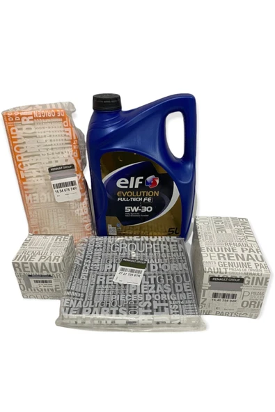 ELF Universal Clio 1.4 Benzınlı Kw72 Fitre Seti+Elf 5w30 5lt Dpf Li 2025 ürün görseli 1