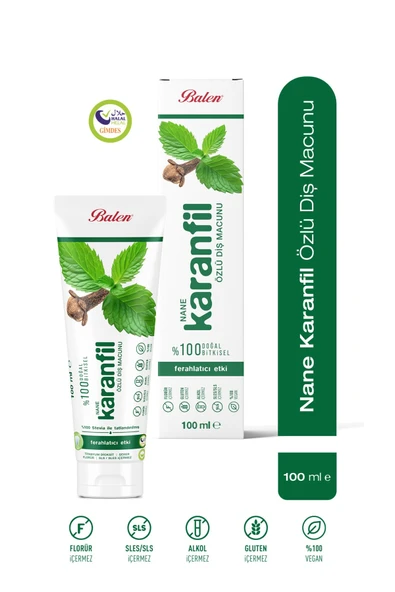 Doğal Nane & Karanfil Özlü Diş Macunu * 100 ML ürün görseli 1