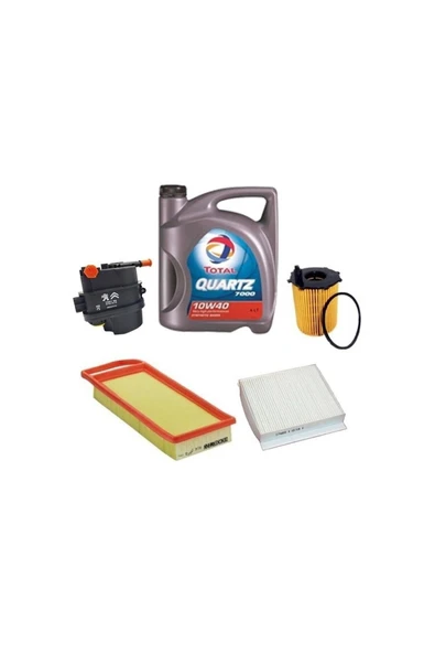 TOTAL İneo Ecs 5w30 4lt -citroen Nemo 1.4 Dizel Bakım Paketi 400104 ürün görseli 1