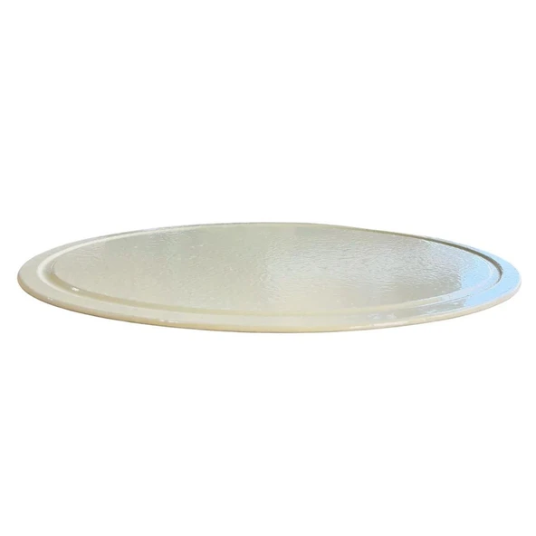 Sürel 23*33 cm Elips Düz Et Pleyt Seramik - Resim 2