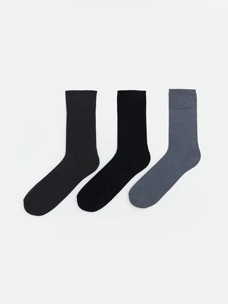 LCW ACCESSORIES Karışık Erkek Soket Çorap 3'lü ürün görseli 1