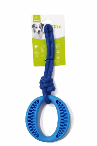 Nunbell Köpek Oyuncağı İpli Oval ürün görseli 1