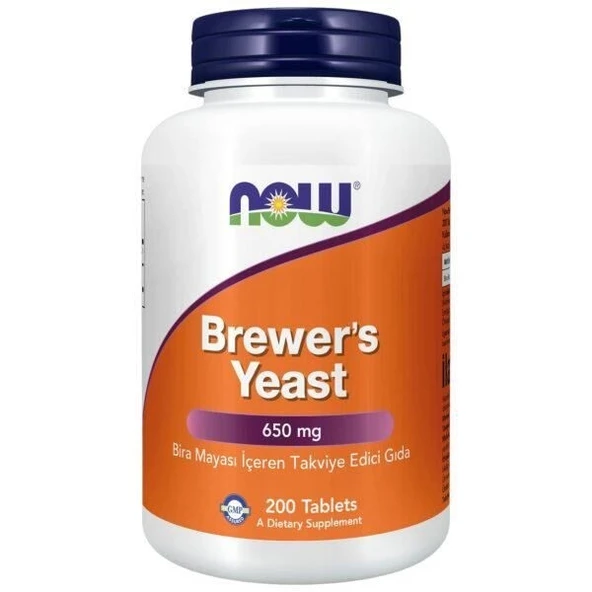Now Brewer's Yeast 200 Tablet ürün görseli 1