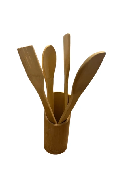 BAMBU 5 PARÇA KAŞIK SETİ - Resim 2