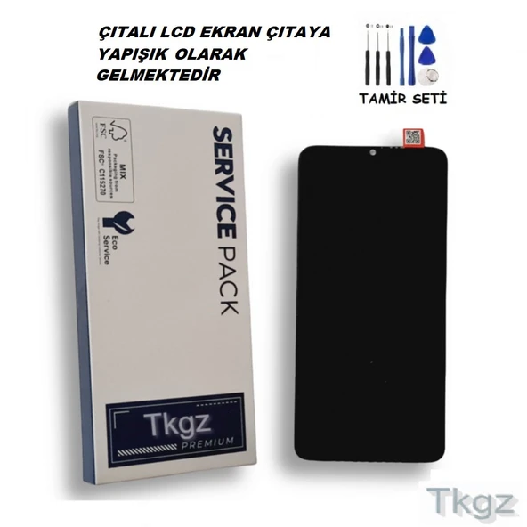 Tkgz Infinix HOT 40 PRO Uyumlu Lcd Ekran Dokunmatik SERVİCE PACK LCD Ekran - FULL ÇITALI + TAMİR SETİ ürün görseli 1