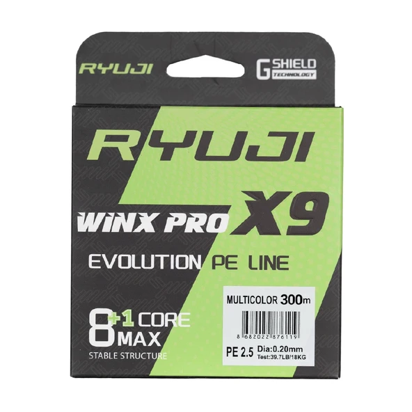 Ryuji Win-X Pro 9B Multicolor 300m İp Misina ürün görseli 1