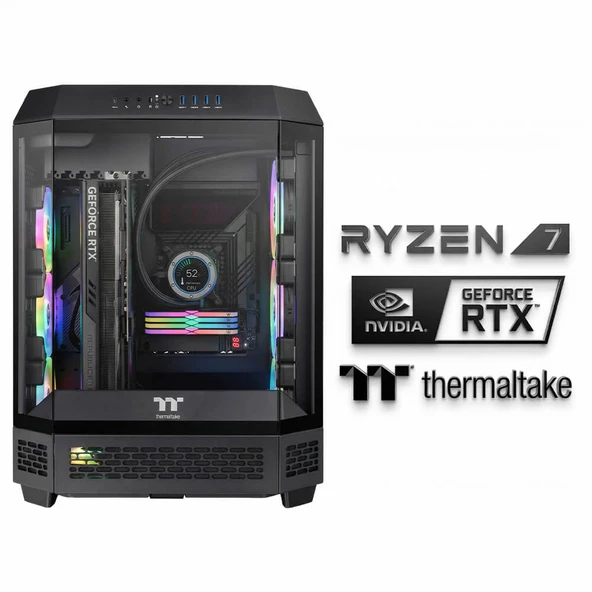 Xaser Astro x220 Ryzen 7 9800X3D 32GB DDR5 Ram 1TB M.2 NVMe SSD 16GB RTX5080 Oyuncu Tavsiye Sistem ürün görseli 1