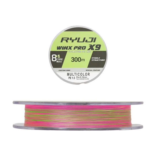 Ryuji Win-X Pro 9B Multicolor 300m İp Misina - Resim 2