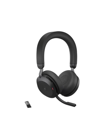 Jabra Evolve2 75 Link380a MS Stereo Standlı Kulak Üstü Kulaklık ürün görseli 1
