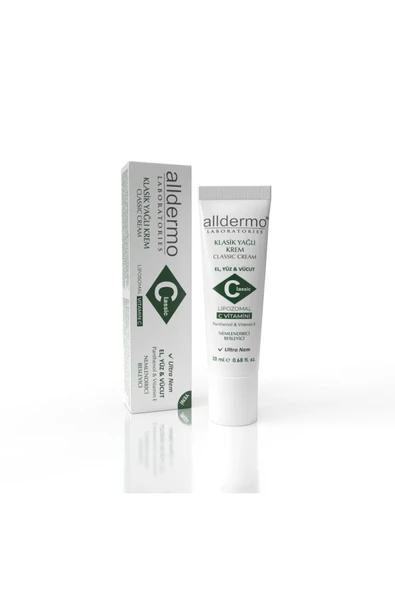 ALLDERMO KLASİK YAĞLI C VİT BAKIM KREMİ 20 ML ürün görseli 1