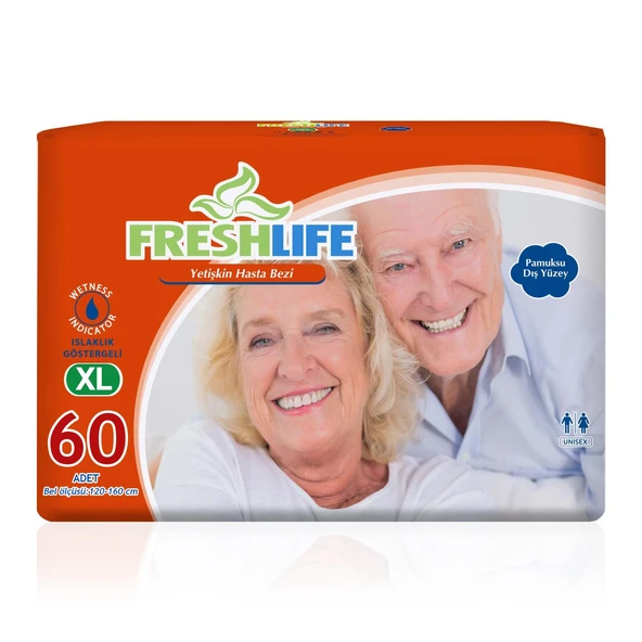 Freshlife Belbantlı Hasta Bezi XL-Extra Large Beden 60 Adet ürün görseli 1
