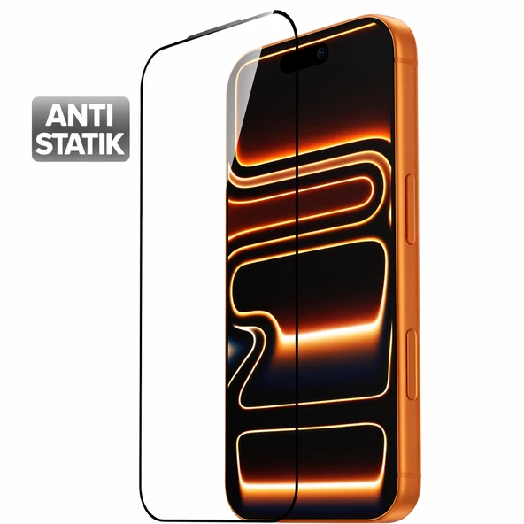 iPhone 17 Pro Max Uyumlu Anti Statik Ekran Koruyucu Toz Tutmayan Kırılmaz Cam ürün görseli 1