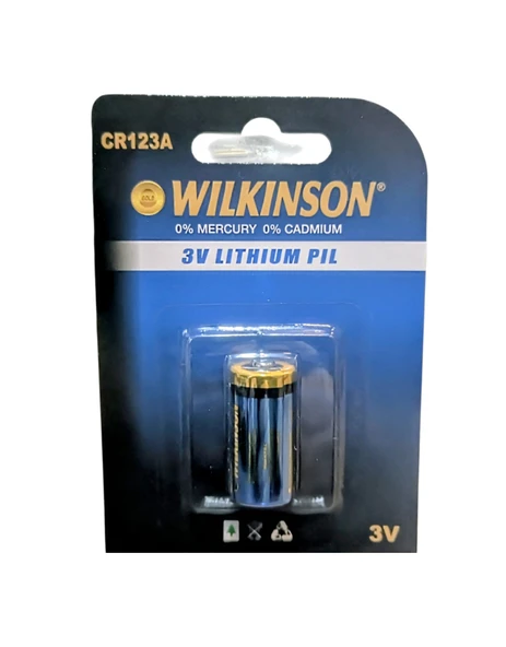 Wilkinson Lithium Beeper Ferma Tasması Pili CR123A ürün görseli 1