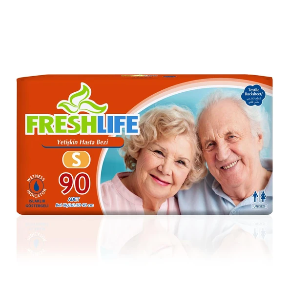 Freshlife Belbantlı Hasta Bezi S-Small Beden 90 Adet ürün görseli 1