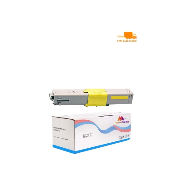 Oki C301- C301DN-44973541 Sarı Muadil Toner ürün görseli 1