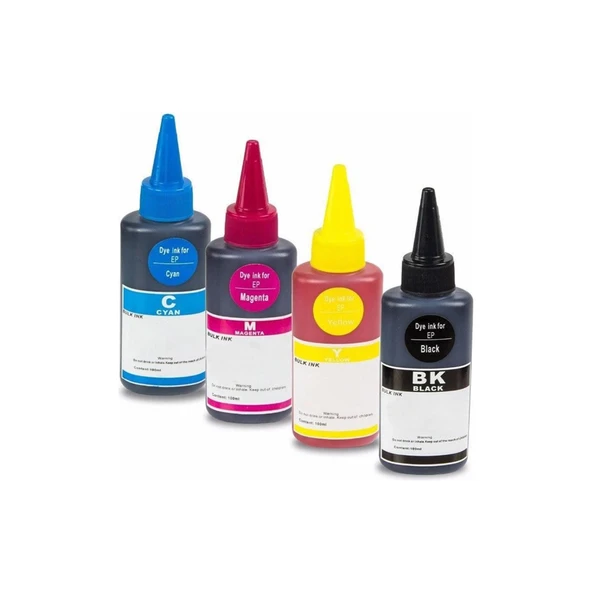 Ecotank L3110 Uyumlu 1 Set 4 Renk Muadil Mürekkep 70 ml 5000SYF 103 ürün görseli 1