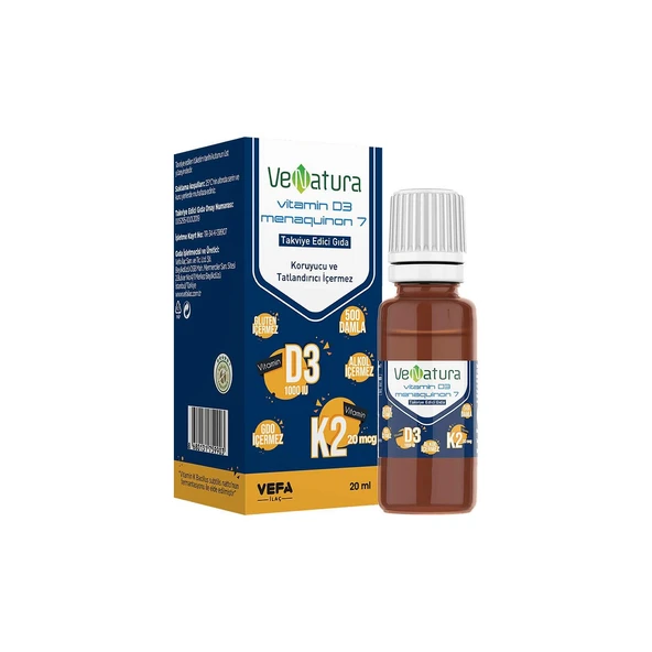 Venatura D3 K2 Damla 20 ml ürün görseli 1
