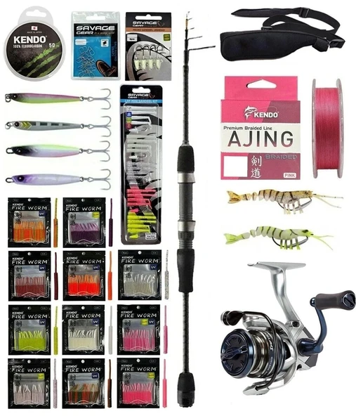 YekOutdoor Pro LRF Seti Okuma Lrf-Tele-706UL 212cm 1-8 gr Lrf Kamışı&Okuma Safyre 2500A Olta Makinesi ürün görseli 1