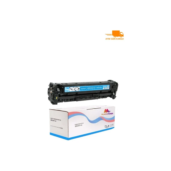 Hp 305A- Pro 300 Color M351A-MFP M375NW Mavi Muadil Toner ürün görseli 1