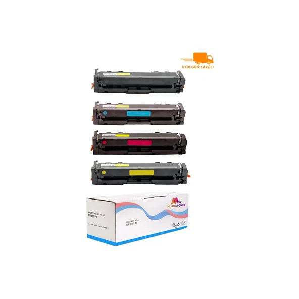Colorful Toner Canon I-Sensys LBP-663CDW CRG-055H Çipsiz Muadil Toner Seti Cmyk ürün görseli 1