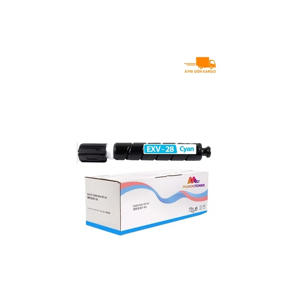 CEXV28 Muadil Toner Mavi/ IR-C5250I / IRC-5051 / IRC-5250 / IRC-5255 ürün görseli 1