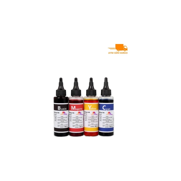 Epson L100 L110 L120 Yazıcı 100 ml Muadil Mürekkep Set ürün görseli 1