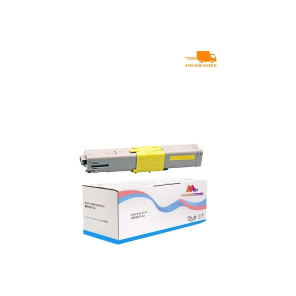 Oki C310-44469714- C530DN- C531- C531DN Sarı Muadil Toner ürün görseli 1