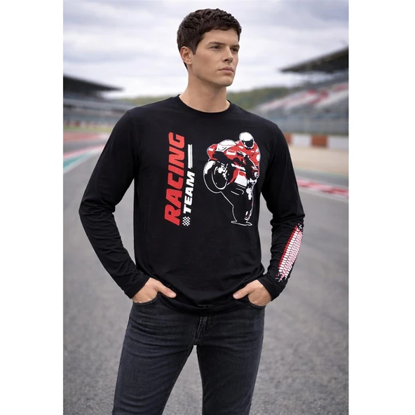 Aybaak RCTeam Gp Racing Motorsiklet Baskılı Uzun Kol Tişört ürün görseli 1