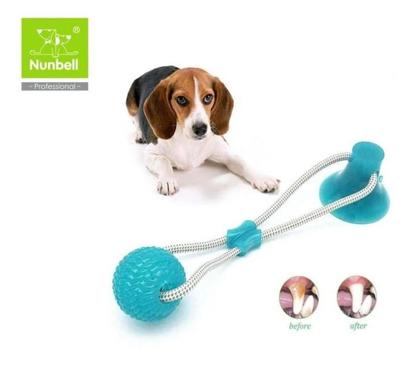 Nunbell Köpek Vantuzlu Diş Stres Topu ürün görseli 1