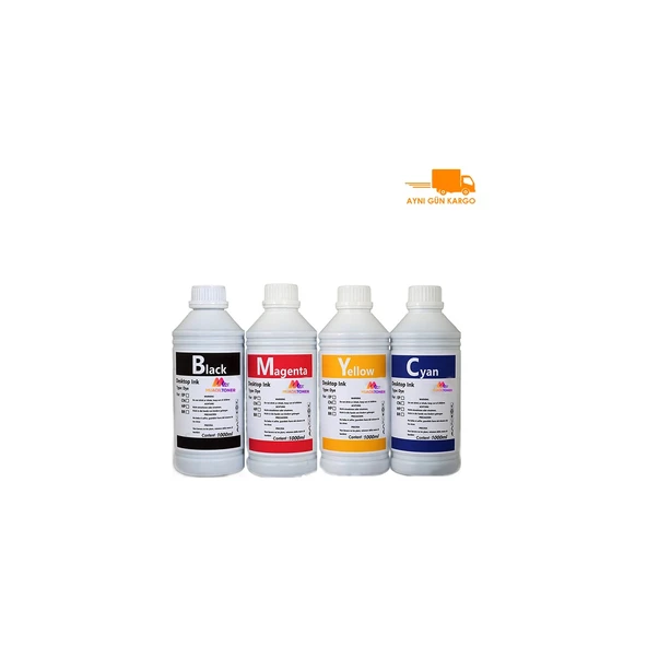 Canon G4400 1 Litre Cmyk Muadil Mürekkep Seti ürün görseli 1