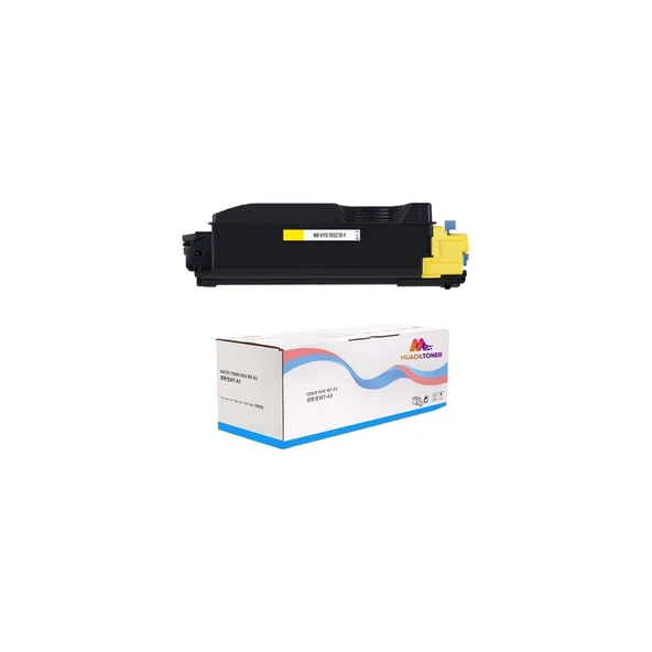 Kyocera Ecosys P6230CDN TK-5270 Sarı Muadil Toner ürün görseli 1