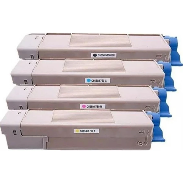 Oki C5650-C5750 Uyumlu Muadil Toner Seti ürün görseli 1