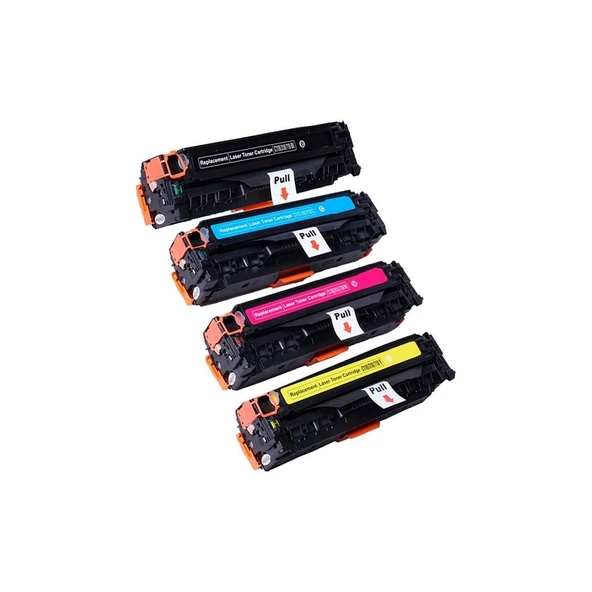 CC530A- CC531A- CC532A- CC533A Takım Muadil Toner ürün görseli 1