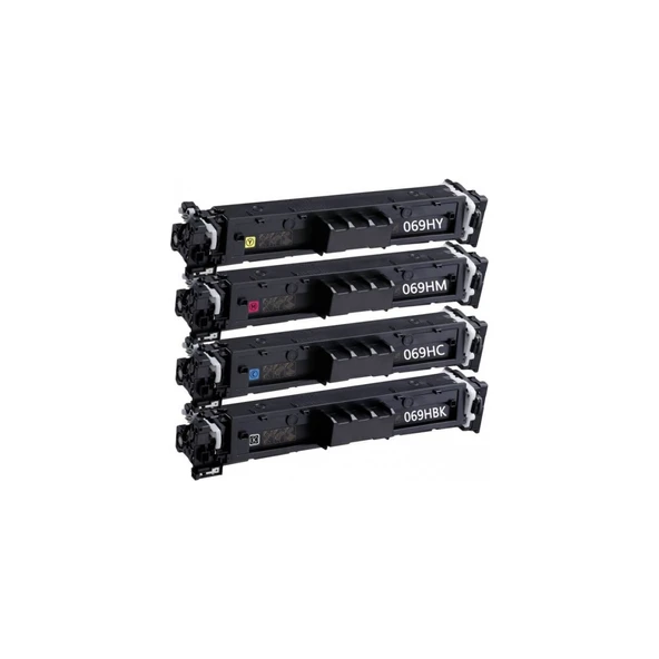 Canon CRG-069H Uyumlu Muadil Çipli Toner Seti CMYK/LBP673CDW/MF752CDW/MF754CDW ürün görseli 1