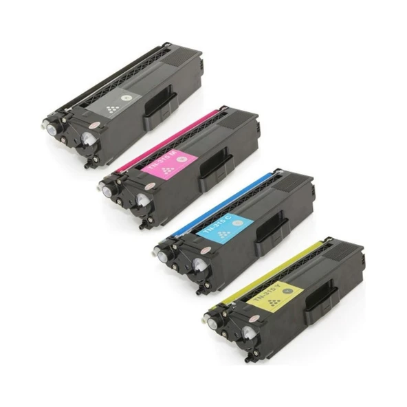 Brother TN315-TN325-TN345-TN375 Set 4 Renk Muadil Toner ürün görseli 1