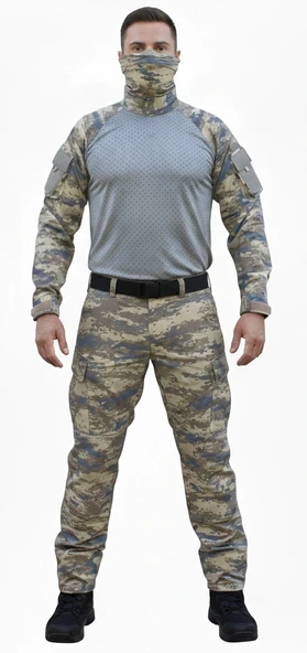COMBAT TİŞÖRT HAVACI GRİ ürün görseli 1