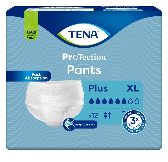 TENA 6 DAMLA KÜLOT PROTECTİON PANTS XLARGE 12 Lİ *3 PAKET ürün görseli 1