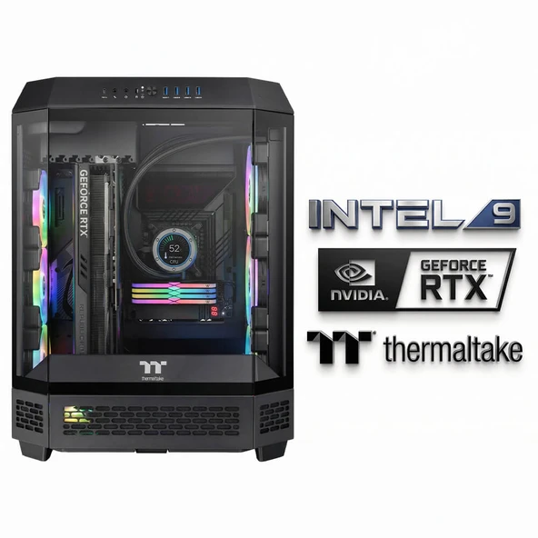 Xaser Astro x400 i9 14900KF 32GB DDR5 Ram 1TB M.2 NVMe SSD 16GB RTX5080 Oyuncu Tavsiye Sistem ürün görseli 1