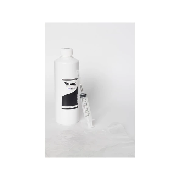 Epson L6190 500 ml Siyah Renk Muadil Mürekkep+Enjektör+Eldiven ürün görseli 1