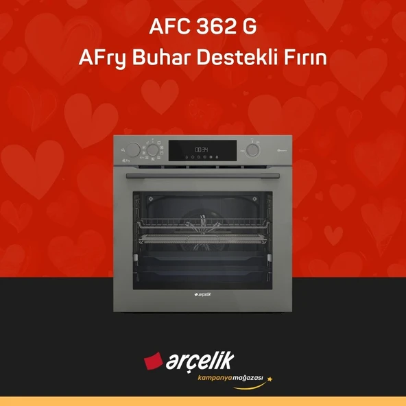 ARÇELİK AFC 362 G AFry Buhar Destekli Fırın ürün görseli 1