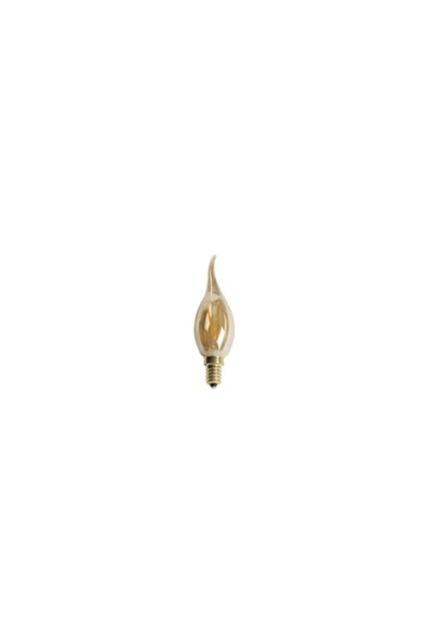 Cata 4 Watt Rustik Led Dekoratif Buji Ampul E-14 2700k Amber Rengi Ct-4281 ürün görseli 1