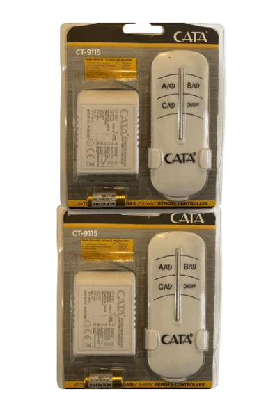 Cata CT-9115 3'lü Avize Kumandası (2 Adet) ürün görseli 1