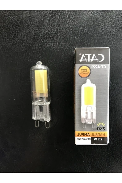 Cata G9 Duylu 2.5 Watt Beyaz Işık 6500 Kelvin Ct-4221 Ledli Ampül ürün görseli 1